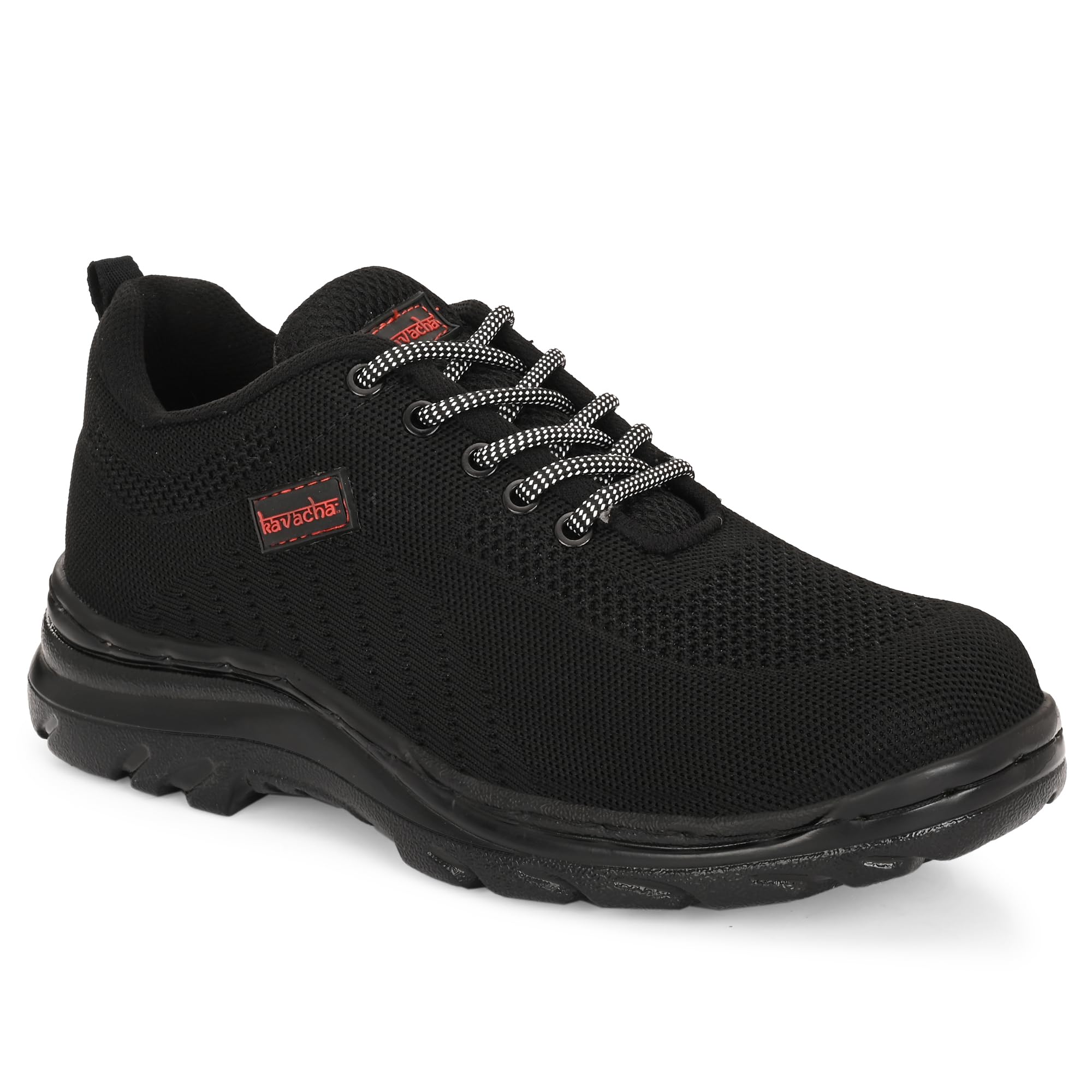 S227 / S229Steel Toe Safety Shoes for Men | ISI Certified | 200 Joules Impact Protection | Anti-Slip Phylon Rubber Sole | Breathable Knitted Upper | Lightweight & Flexible Industrial Work Shoes-image-34