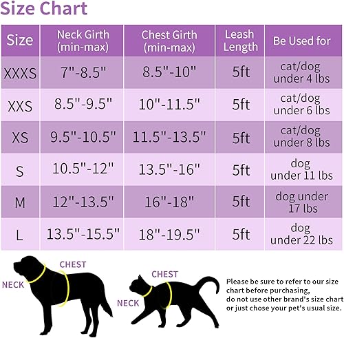 Miniatura 6 de JOYPAWS Step in - Juego de arnés y correa para perro, arnés de chaleco suave de verano con estampado floral, reflectante ajustable sin tirones,
