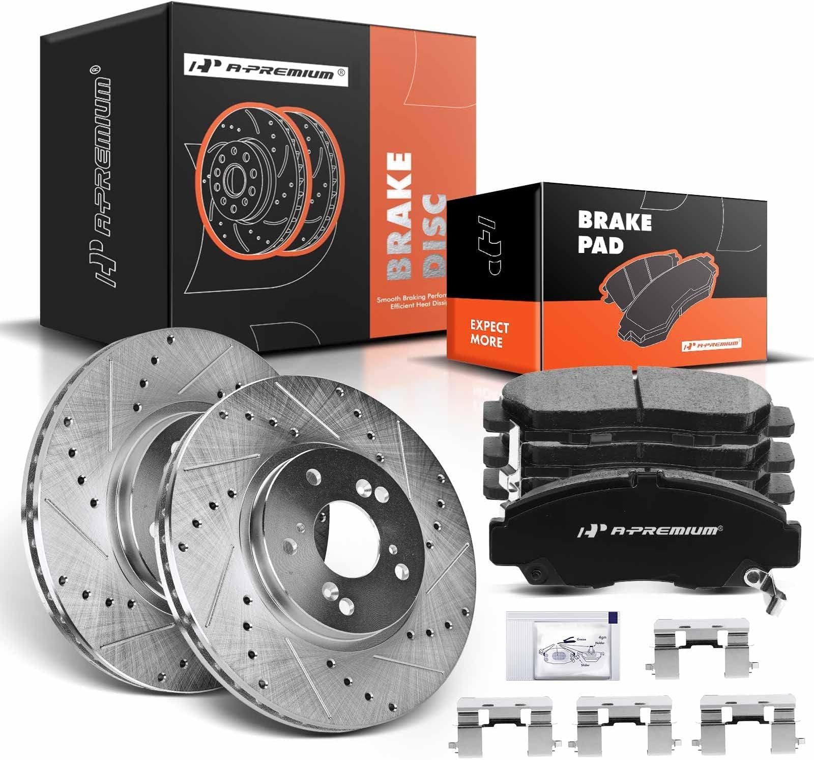 J0062 FIT 2004 2005 2006 2007 Scion XB XA FRONT Brake Rotors Ceramic Pads GOLD E - Foto 11