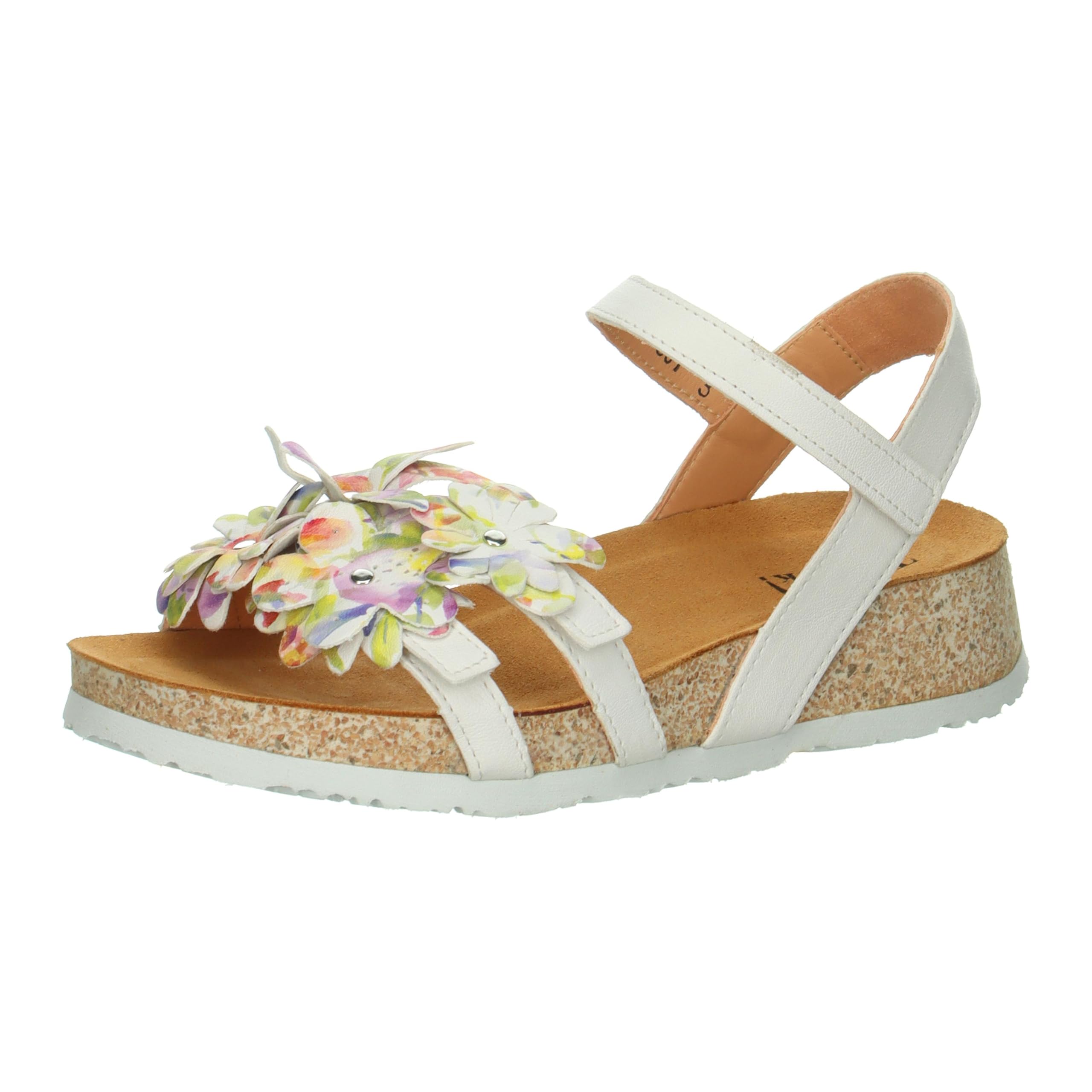 Think! Women's Koak Chrome-Free Tanned Sustainable Slingback Sandals, 1000 Bianco Estate, 6.5 UK