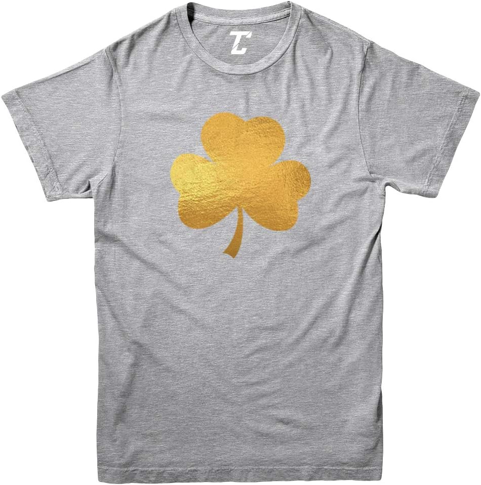 Tcombo Gold Foil Shamrock - Irish Ireland Youth T-Shirt