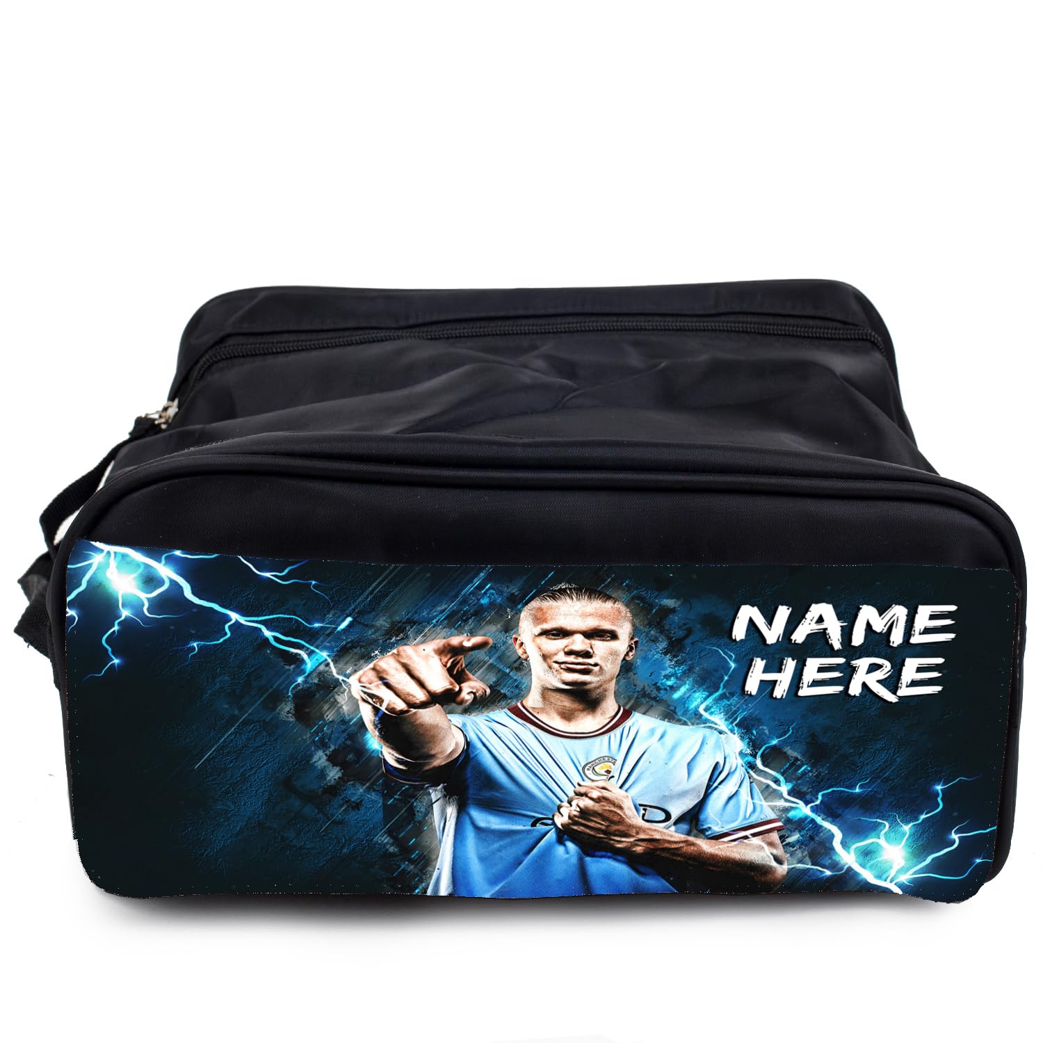 Personalised Haaland Boot Bag Football Legend Manchester School PE Kit Footie Boots Bootbag Boys NLP31