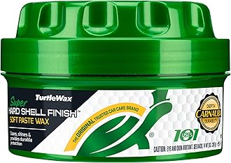 Turtle Wax Super Hard Shell Finish Paste Wax,1 Count
