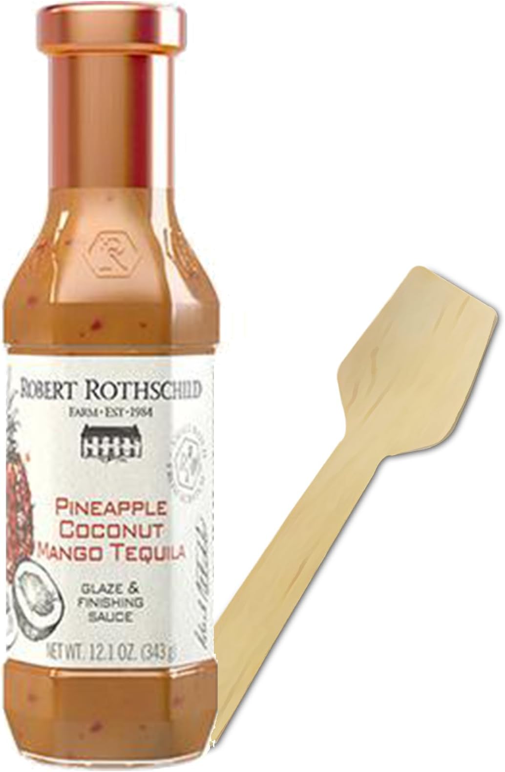 Robert Rothschild Gourmet Sauce - Pineapple Coconut Mango Tequila With Tasting Spoon