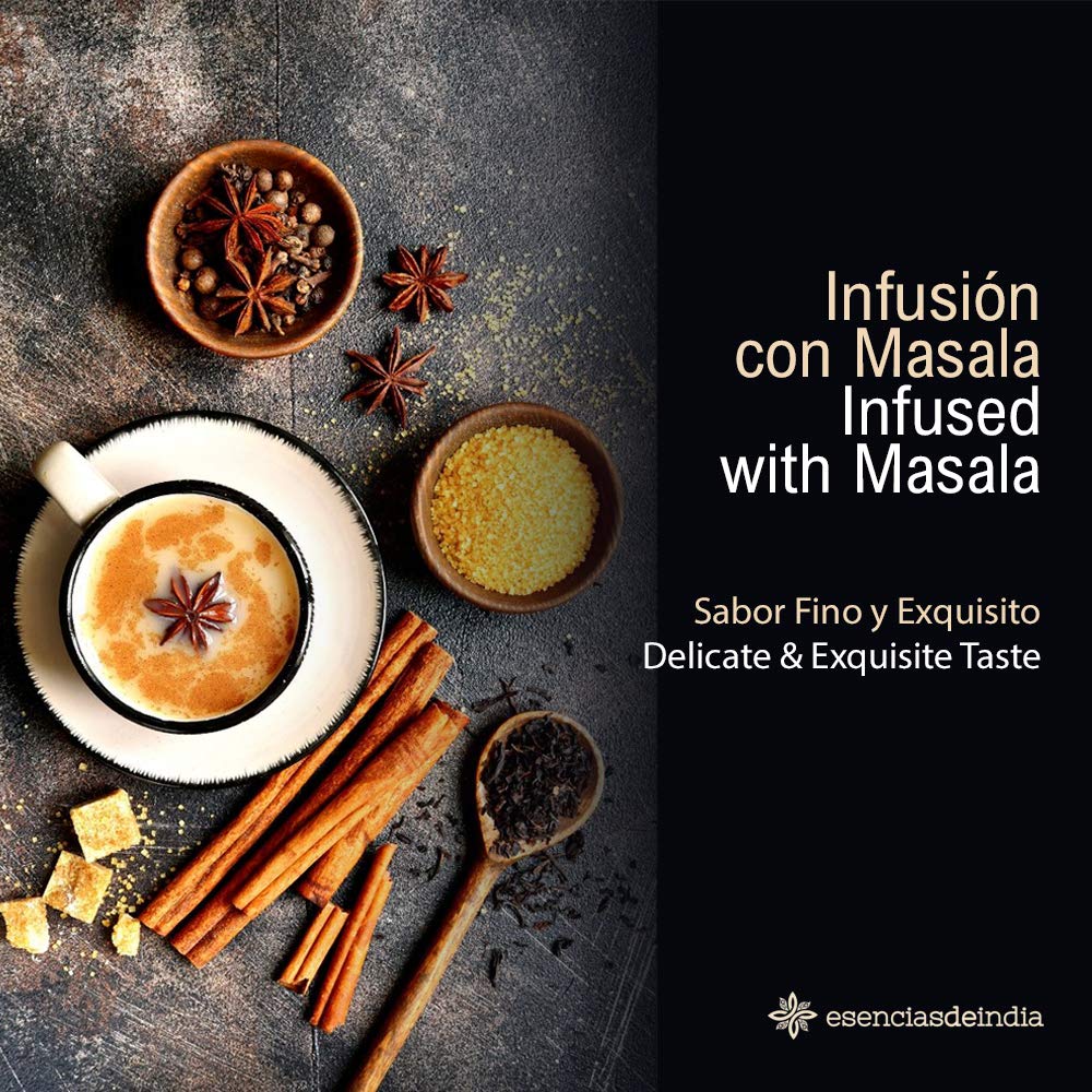 Chailatte instantaneo con masala ESENCIAS DE INDIA doypack 300g