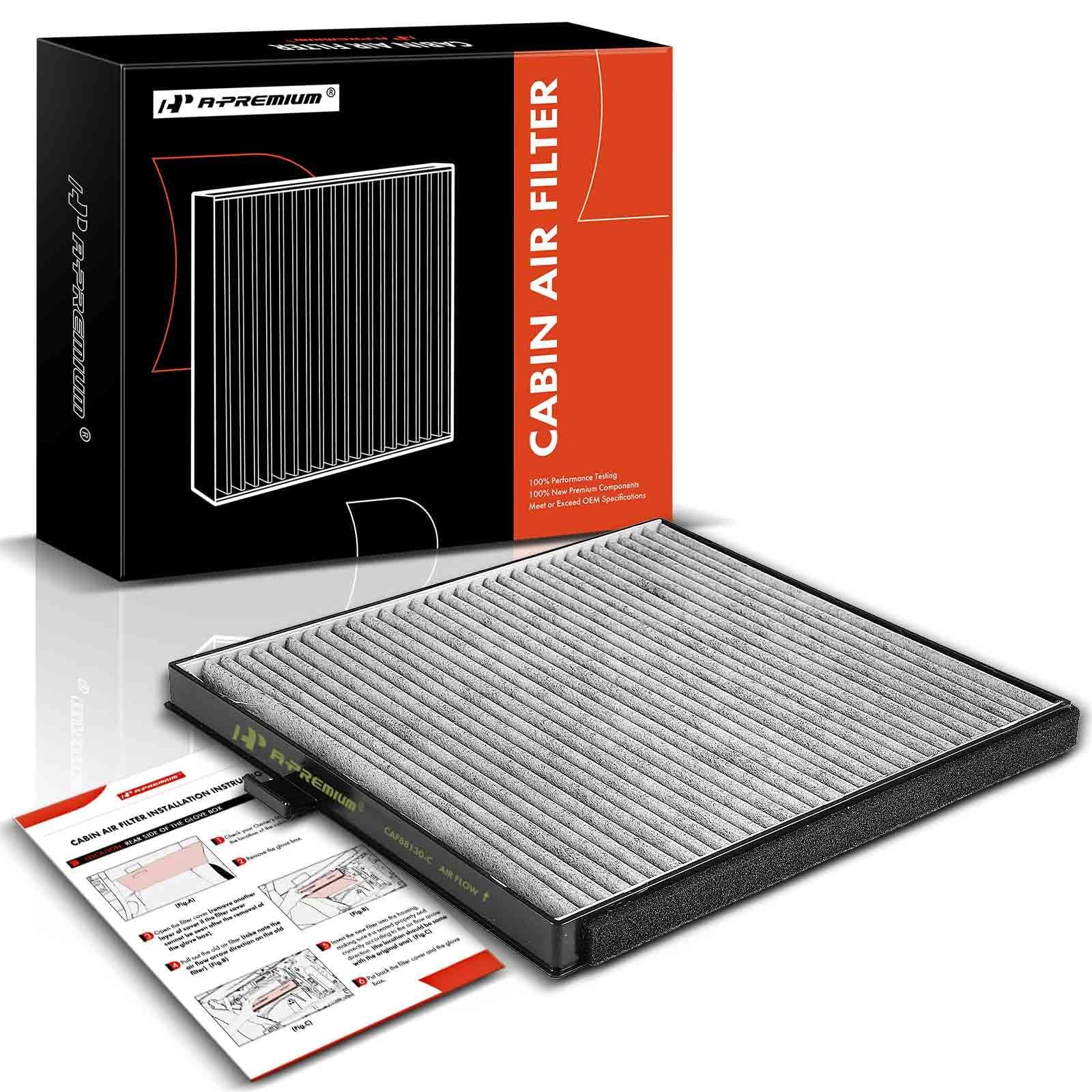A-PremiumBehind Glove Box Cabin Air Filter w/Activated Carbon Compatible with Honda Pilot 2003-2008, Odyssey 1999-2004 & MDX 2001-2006, 3.5L, Replace# WCAF1770, DW45459