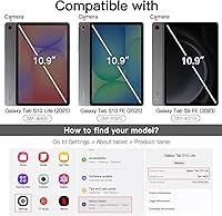 Vista 2 de JETech Case for Samsung Galaxy Tab S10 Lite / S10 FE / S9 FE 10.9-Inch with S Pen Holder, Slim Folio Stand Protective Tablet Cover, Multi-Angle Verde