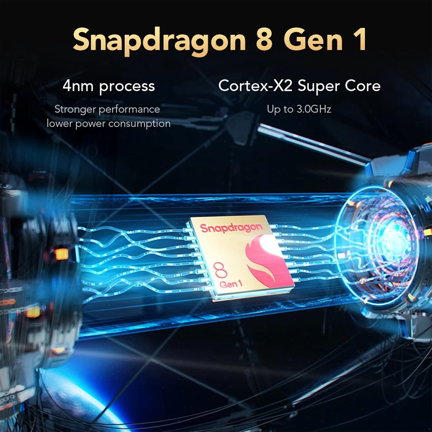 Black Shark 5 Pro camera module details, showing 108MP main, 13MP wide-angle, and 5MP telephoto lenses.