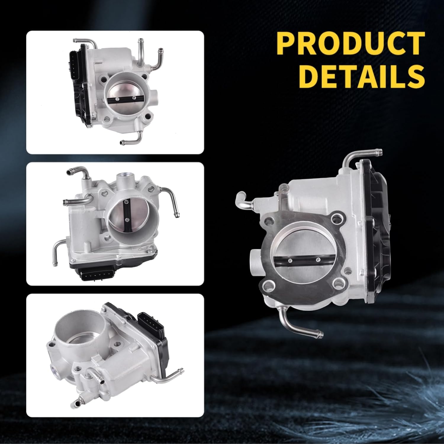 Throttle Body Fit for Toyota Camry 2007-2010, Corolla 2009-2011, Matrix 2009-2010, RAV4 06-08, Solara 07-08, Pontiac Vibe 09-10, Scion tC 07-10, xB 08-15 L4 2.4L 977339