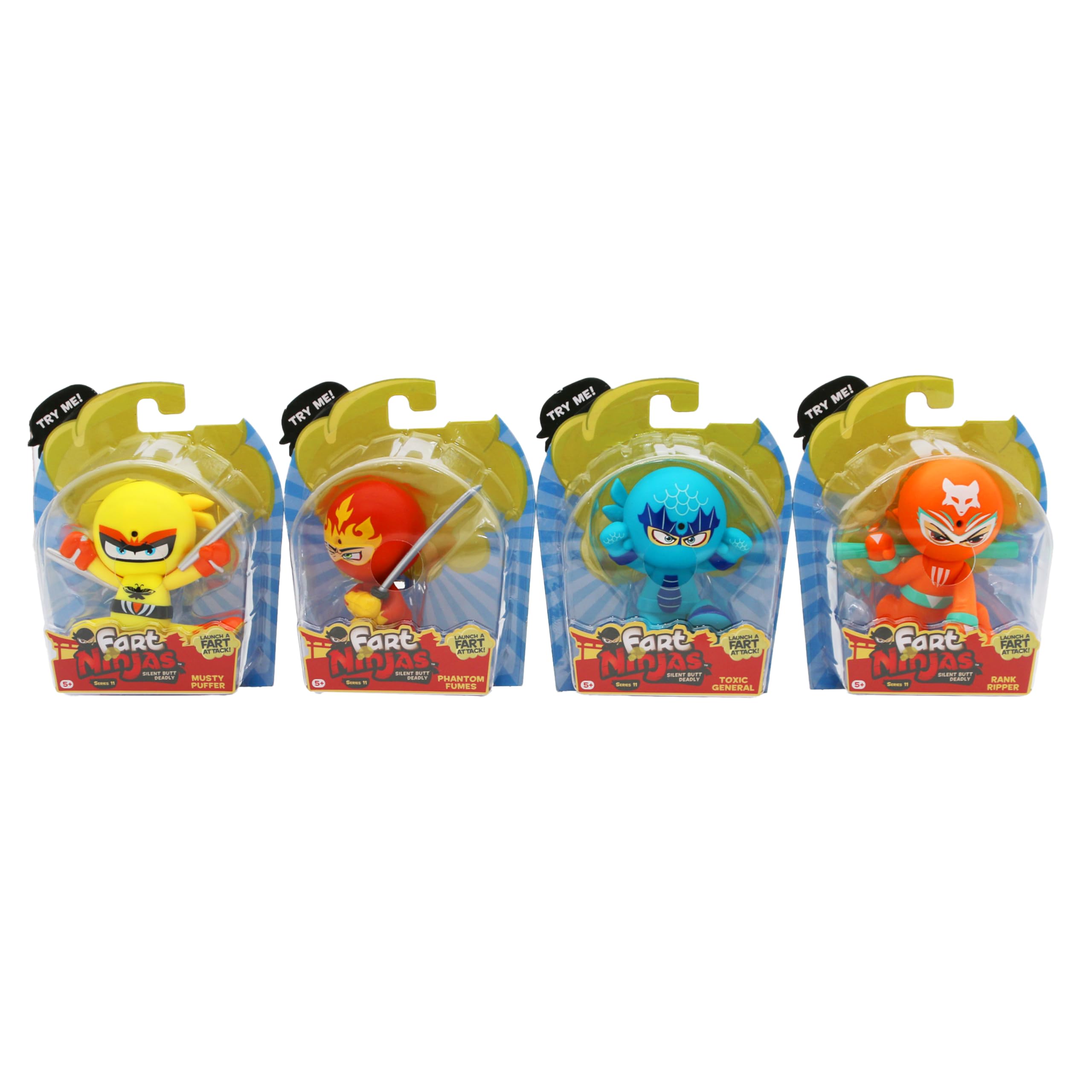 Amazon.com: Fart Ninjas 4 Pack - 10 Realistic Farts to Surprise