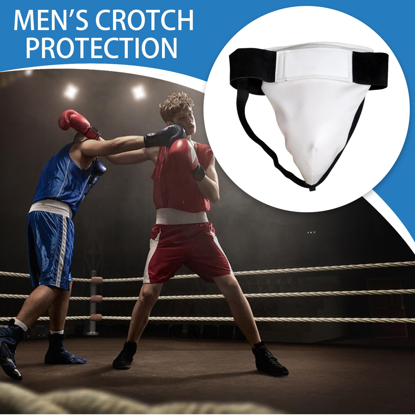 Coquille de Boxe Pro Adidas - Protection et Confort Bleu/Or