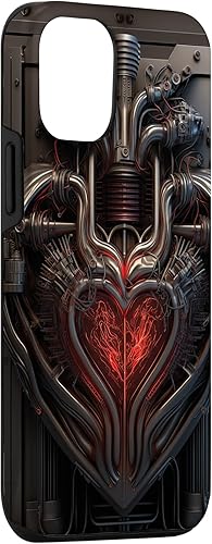 Miniatura 3 de Funda biomecánica y mecánica con diseño de estilo alienígena para iPhone 14 Pro