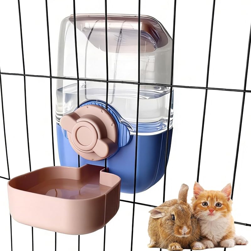 Garrafa de Água Automática para Coelhos Wallspet com Reservatório de 1 L WP023