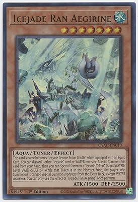 Icejade Ran Aegirine - CYAC-EN010 - Ultra Rare - 1st Edition