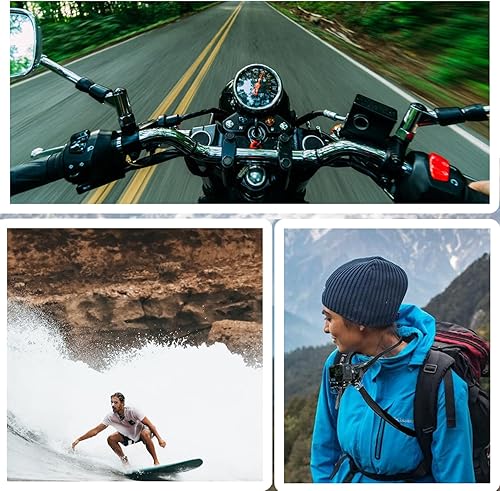 Miniatura 2 de POV VLOG Soporte de cuello para Gopro rotación de 360° Smartphone Soporte de pecho con correa de hombro Soporte de teléfono compatible con Go Pro