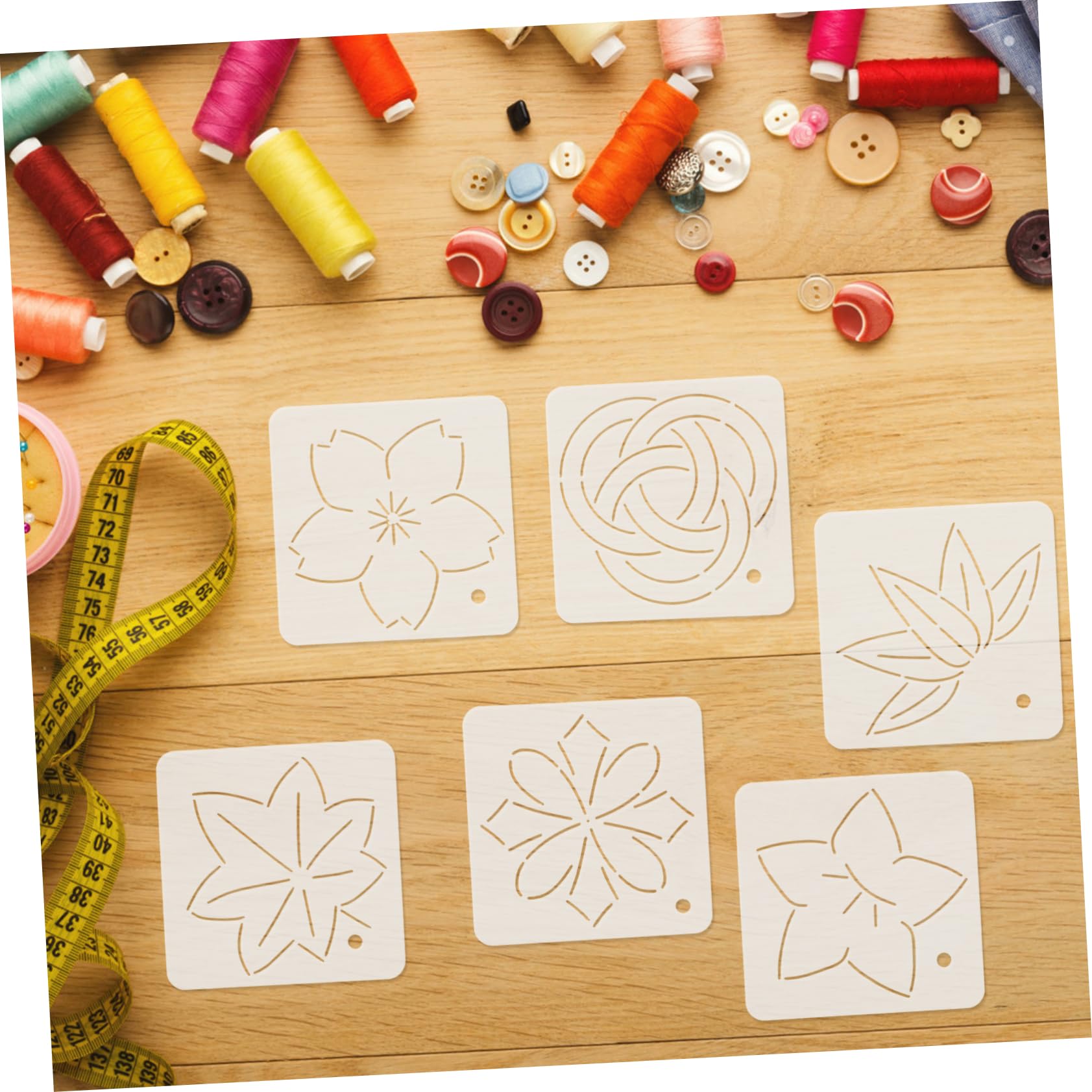 SEWACC 18piezas Plantillas De Acrílico Para Acolchado y De De Costura Versátiles Para Manualidades y Patchwork