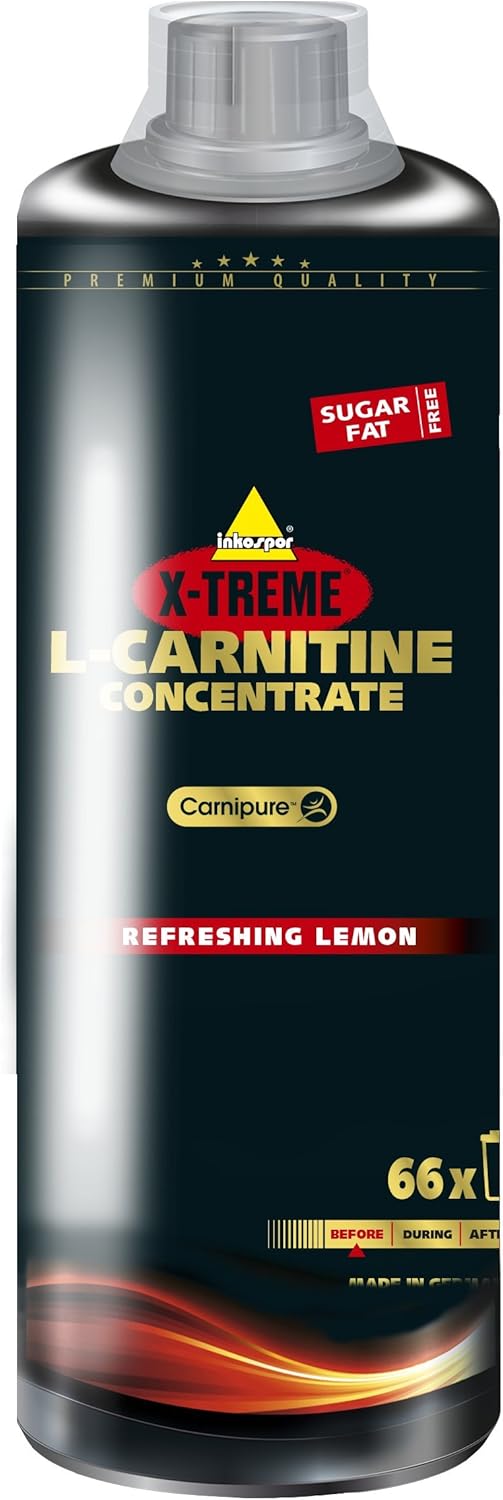 X-Treme L-carnitine concentraat, verfrissende citroen, 1000 ml fles