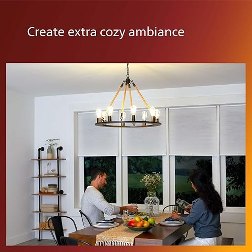 Miniatura 4 de Philips LED Espiral transparente vintage sin parpadeo ST19 regulable, tecnología EyeComfort, 500 lúmenes, blanco suave (2700 K), 5.5 W = 60 W,