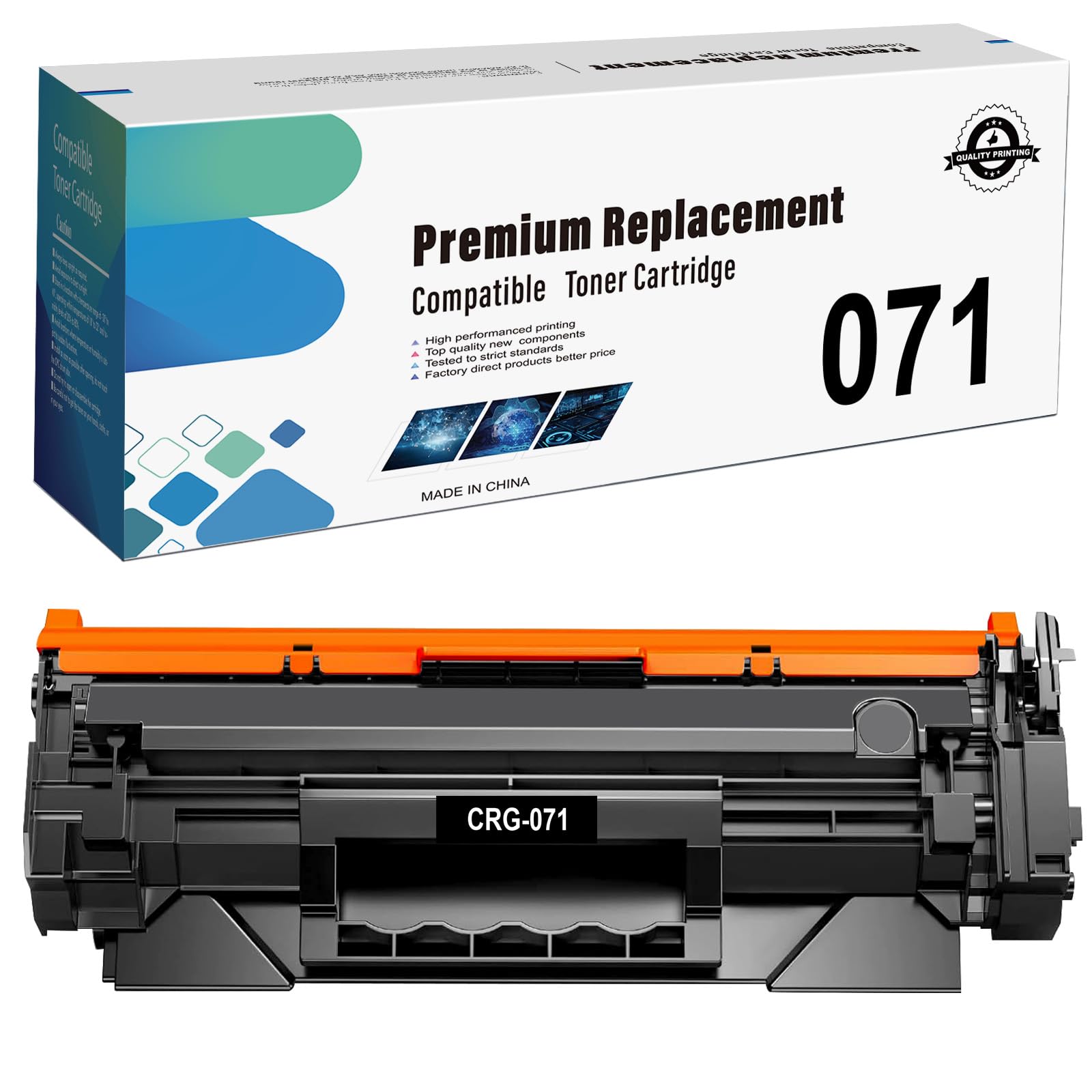 Amazon.com: LAIPENG 071 CRG071 Toner Cartridge Black 5645C001