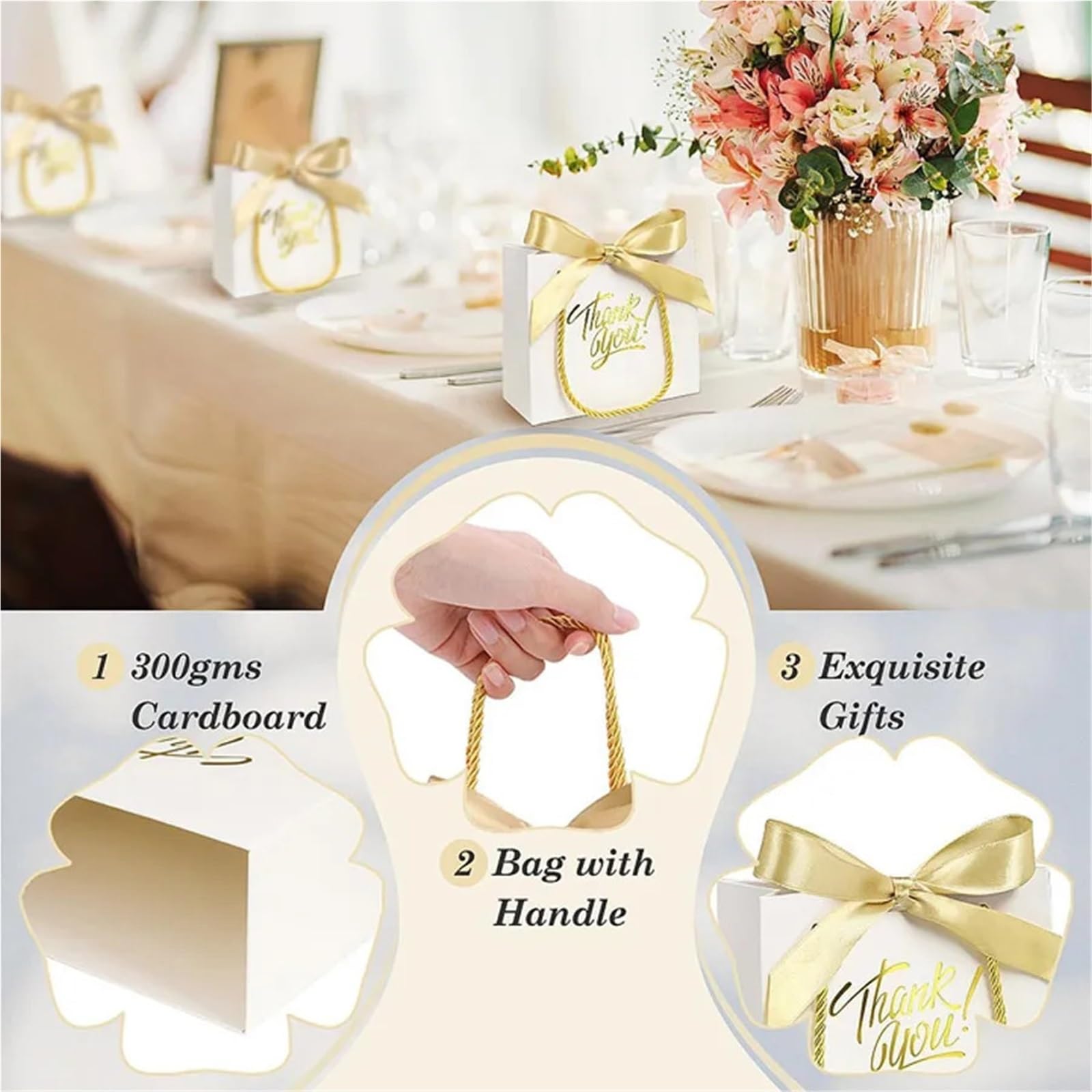 20er-Pack kleine Dankeschön-Geschenktüten Für Hochzeit, Party