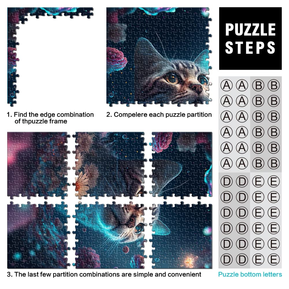 Puzzle 1000 Pezzi 'Catgerons' – Ritratto Di Gatto Vittoriano, 50x70 Cm, Con Poster Bonus
