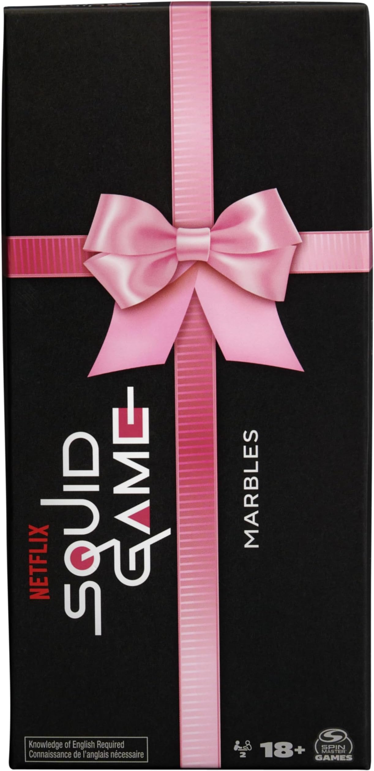 Spin Master Games Netflix Squid Game Marbles 2-Player Game Inspired by The Show | Adult | Fun | Family | Party | for Adults & Teens 18+