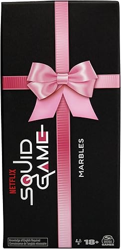 Netflix Squid Game Marbles - Juego para 2 jugadores inspirado en el espectáculo Juegos para adultos Juegos divertidos Juegos familiares Juegos