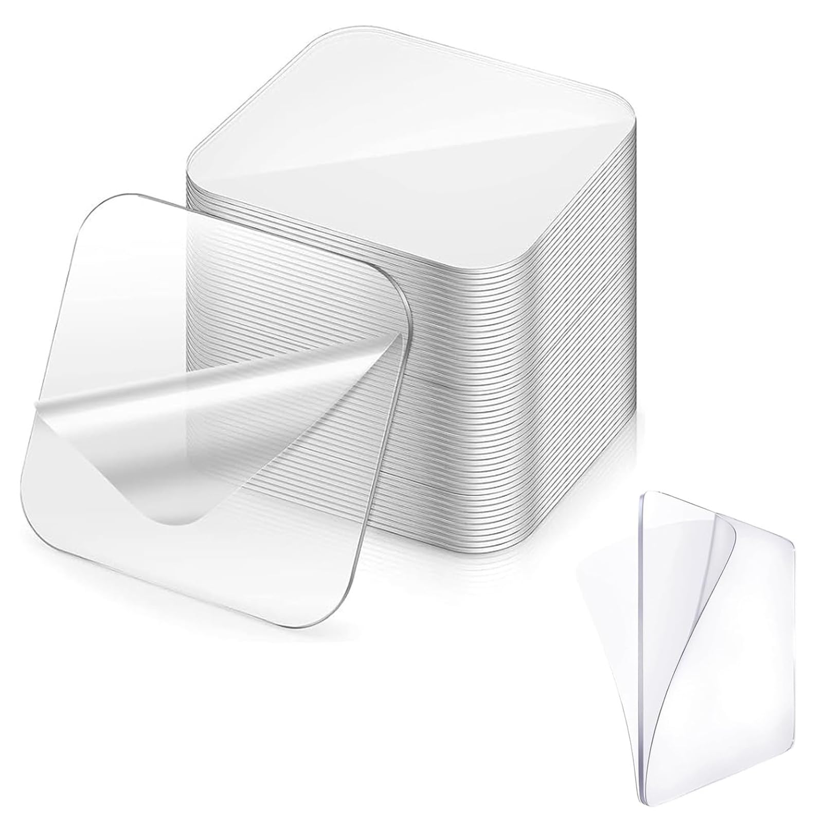 90Pcs Clear Double Sided Sticky Pads Heavy Duty
