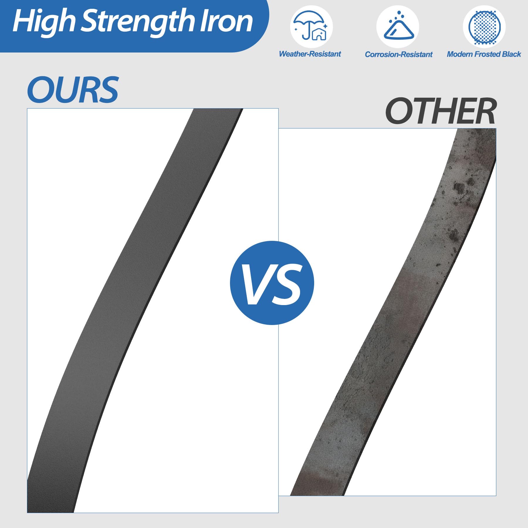 Akenow 26 Pack - 32.25 X 1 Deck Spindles,Metal Deck Balusters With Screws, Iron Balusters For Deck Railing, Heavy Duty Staircase Balusters, Porch Railing - View #5