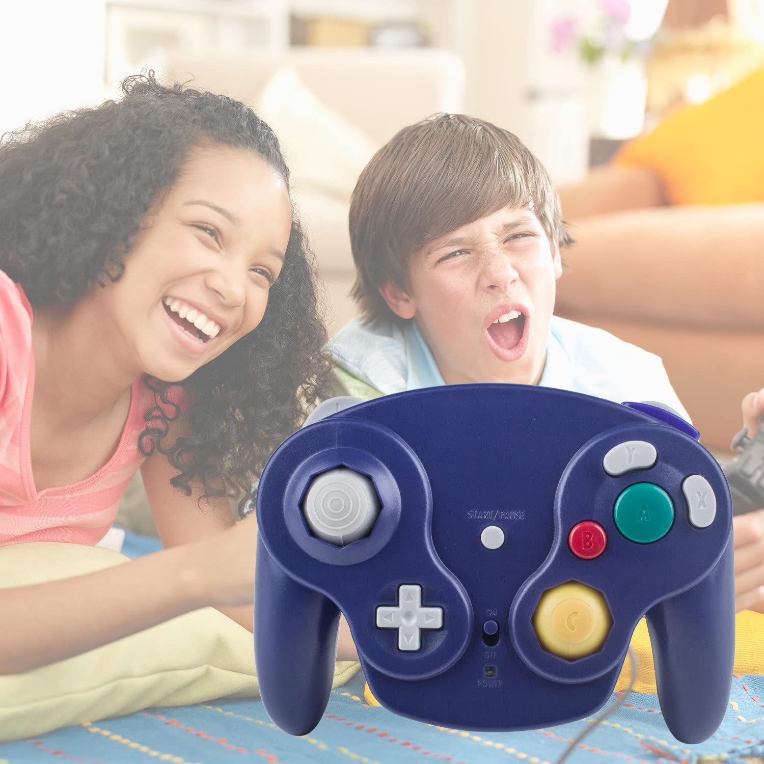 Manette de jeu sans fil de rechange 2,4 G, Bluetooth, NGC, avec adaptateur récepteur pour Wii U, Gamecube, NGC, GC