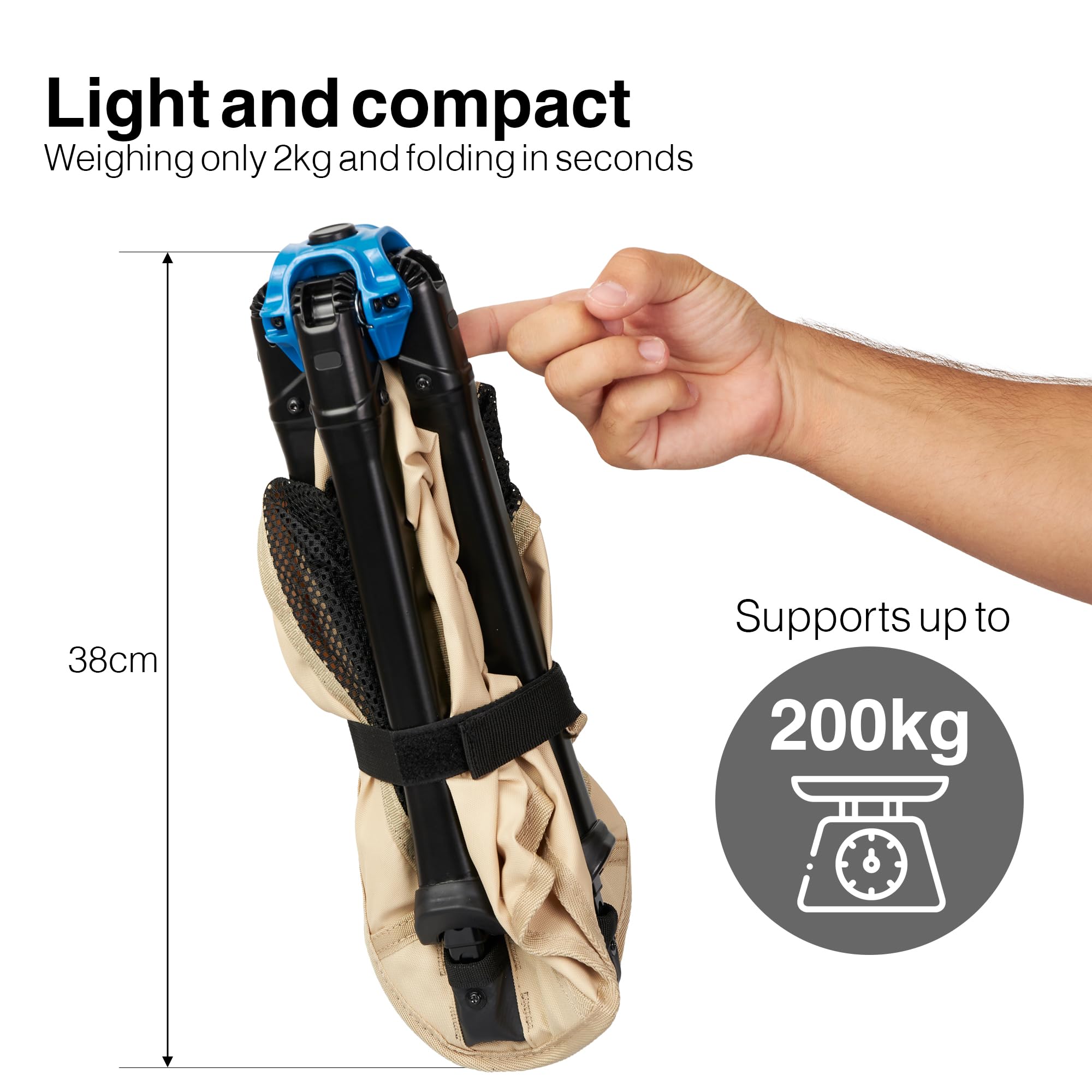 Seven Peaks - Silla Plegable De Camping Ligera, Se Instala En 5 Segundos, Compacta, Portátil, Resistente, Irrompible Y Transpirable