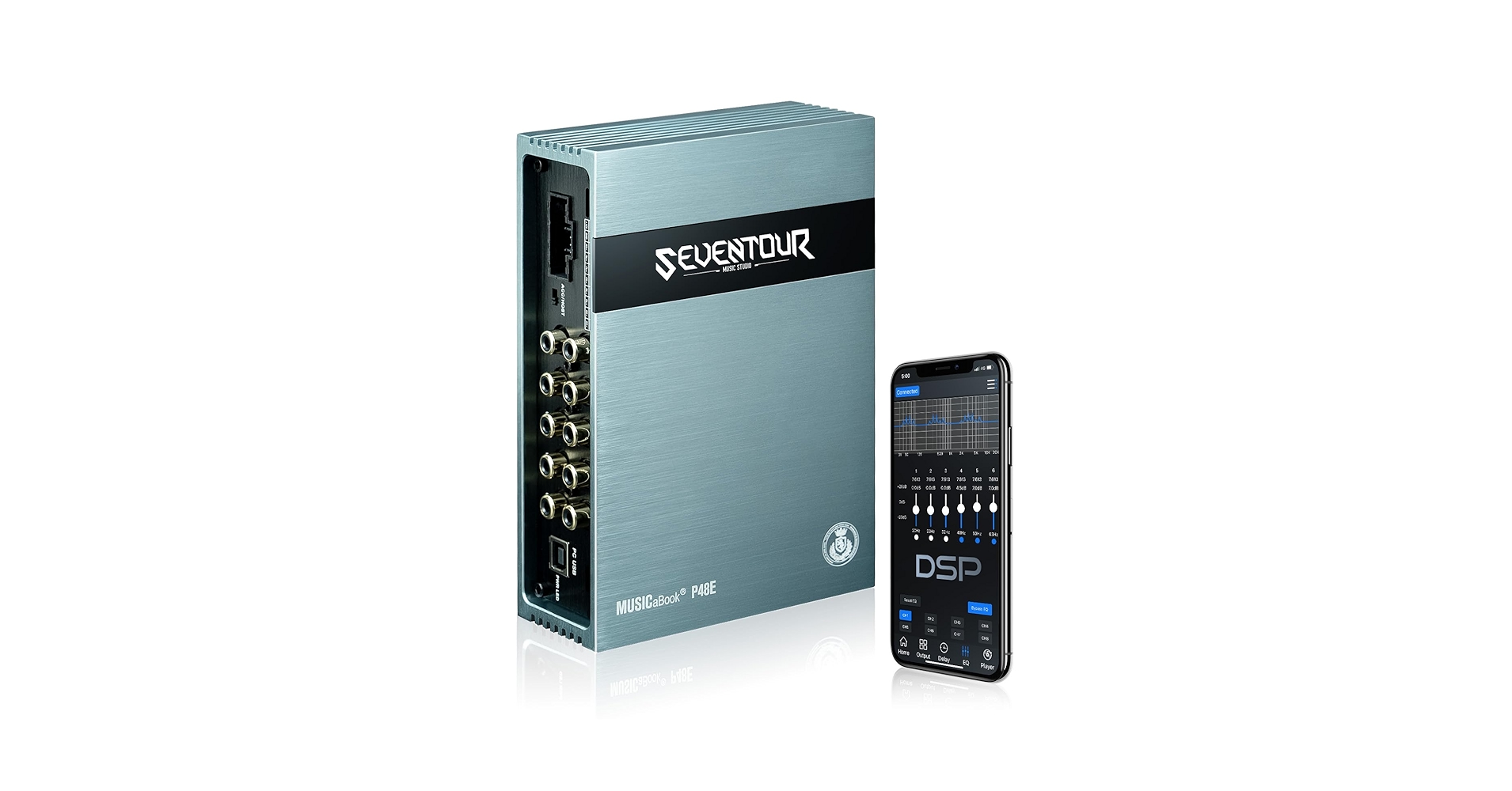 Amazon.com: Seventour P48E DSP Car Audio Equalizer built-in