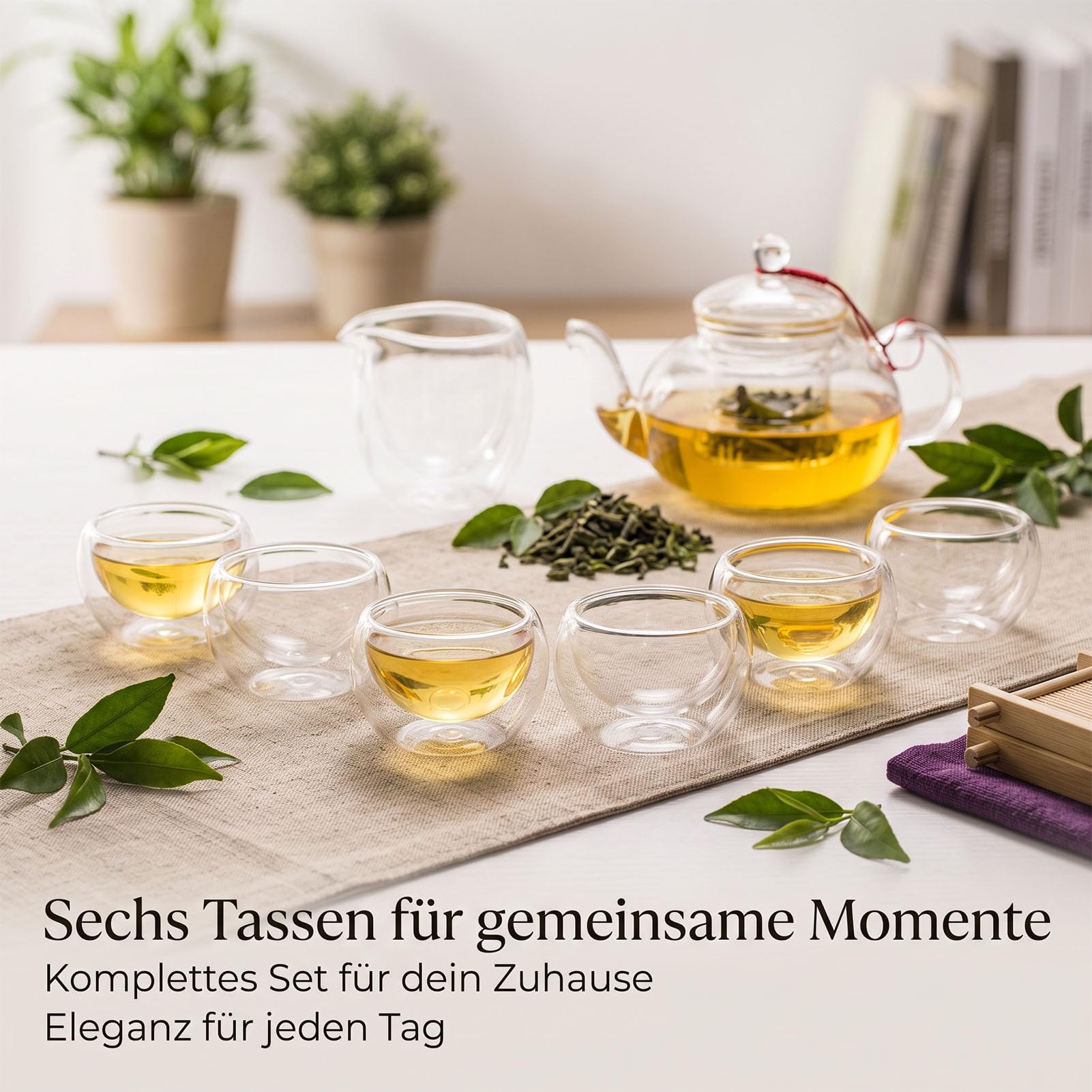 Generisch Doppelwandige Trinkgläser aus Borosilikatglas (450, Milliliter)