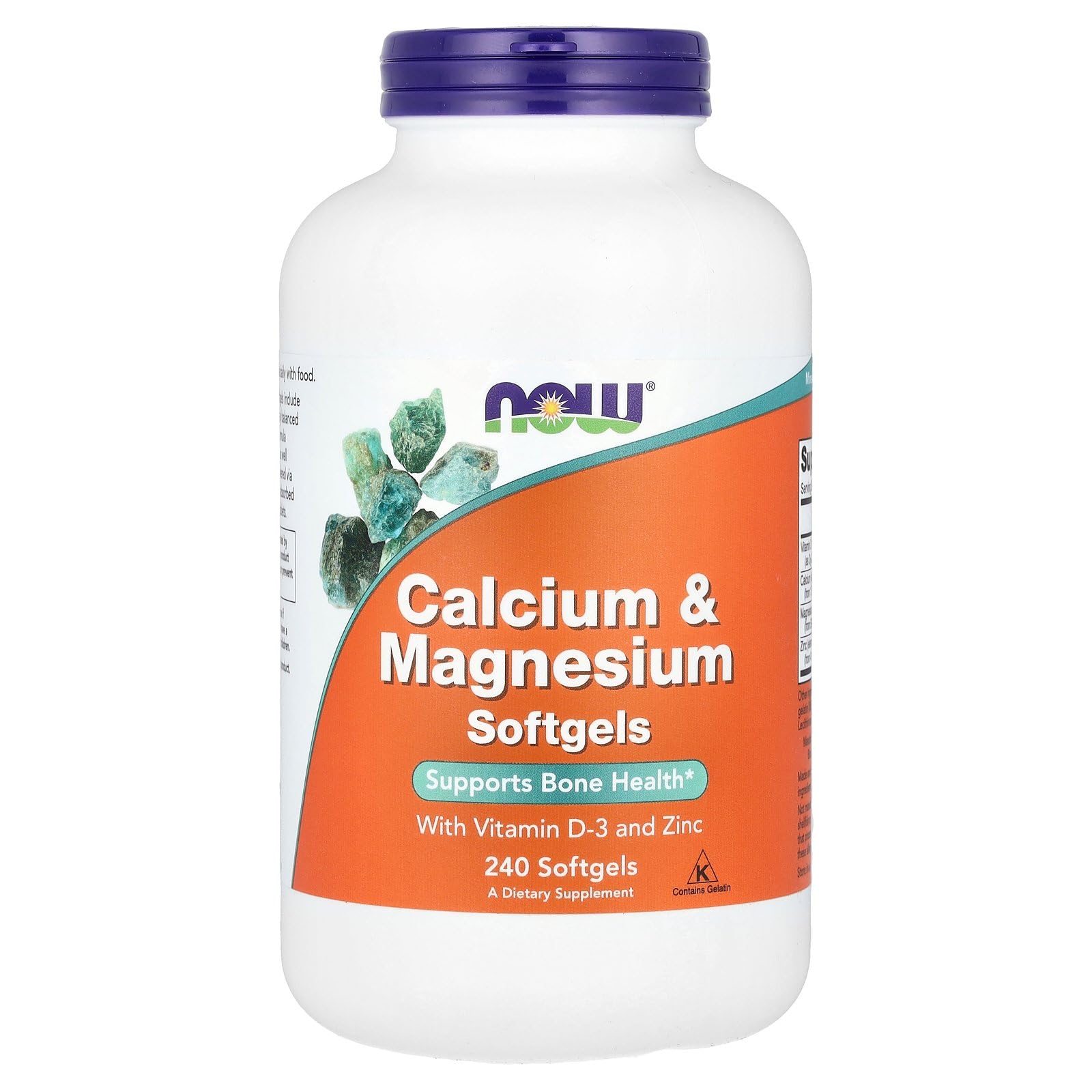 NOW Foods Calcium & Magnesium + D Softgels