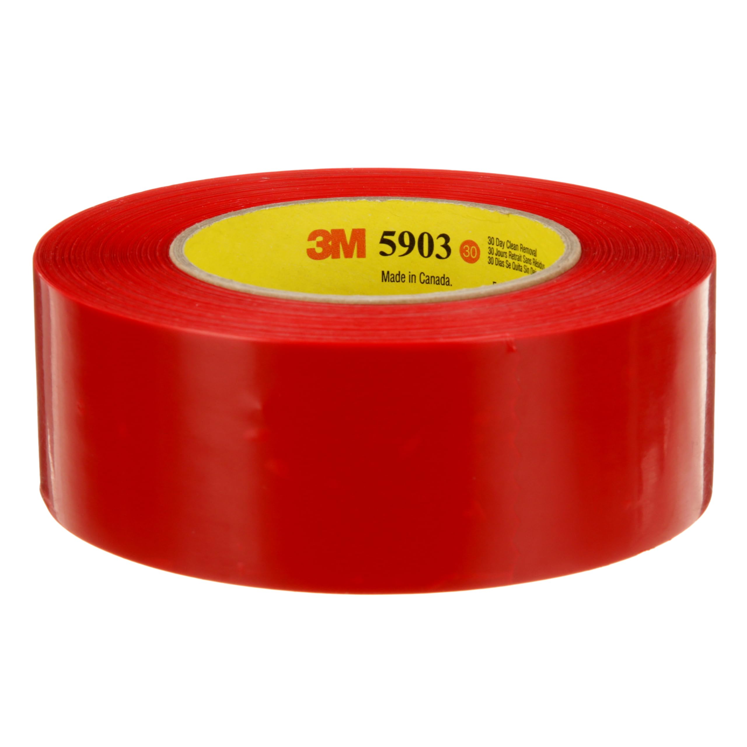 3M Tape exterior Masking Poli 5903 Rojo, 48 mm x 54,8 m (Pack de 1)