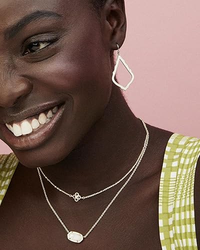 Miniatura 82 de Kendra Scott - Collar Elisa con dije para mujer, joyería de moda, chapado en oro de 14 quilates