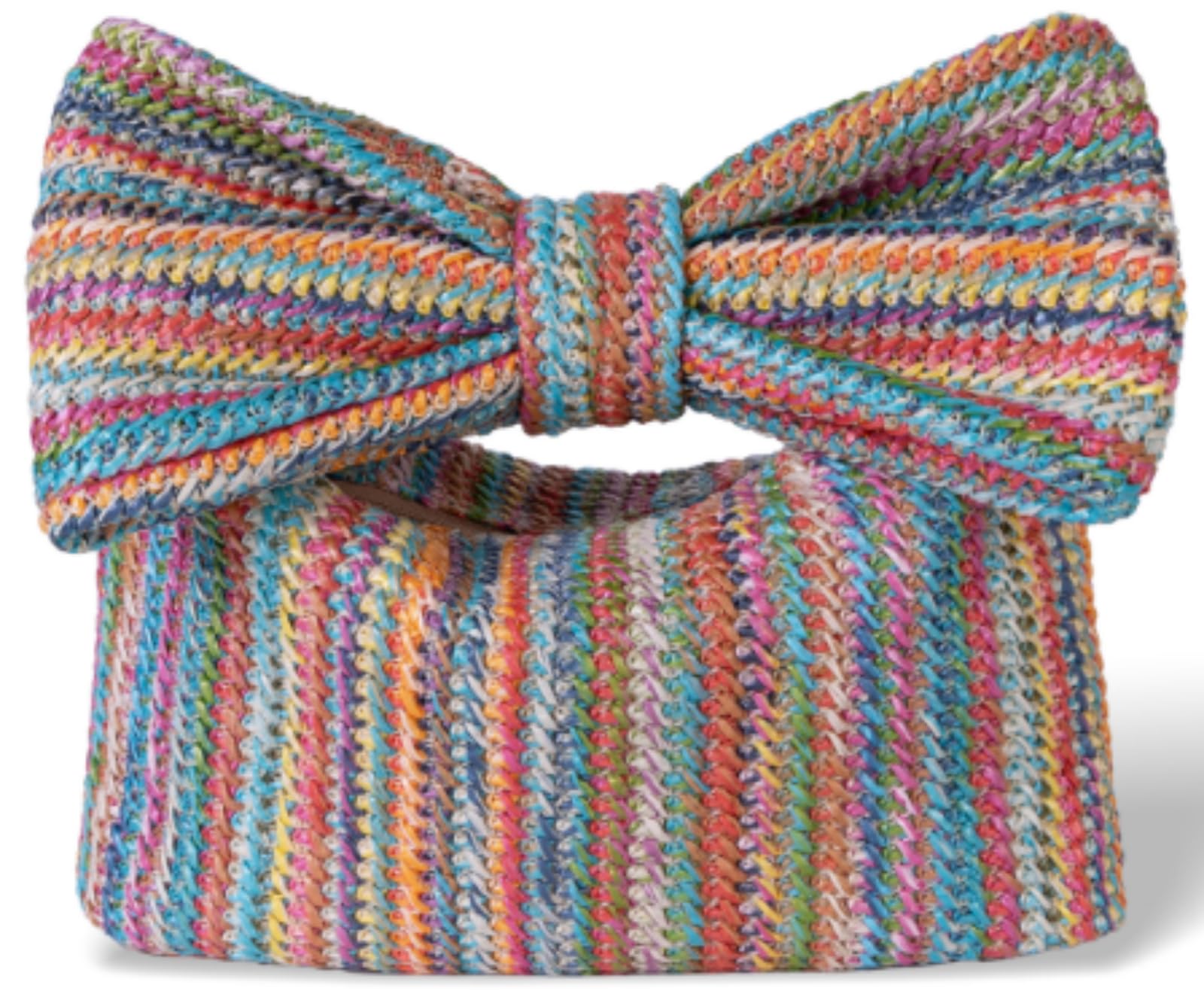 Women Bow Purse Summer Straw Woven Clutch Bag Handbags Vacation Beach Tote Formal Party Wedding 2024 New