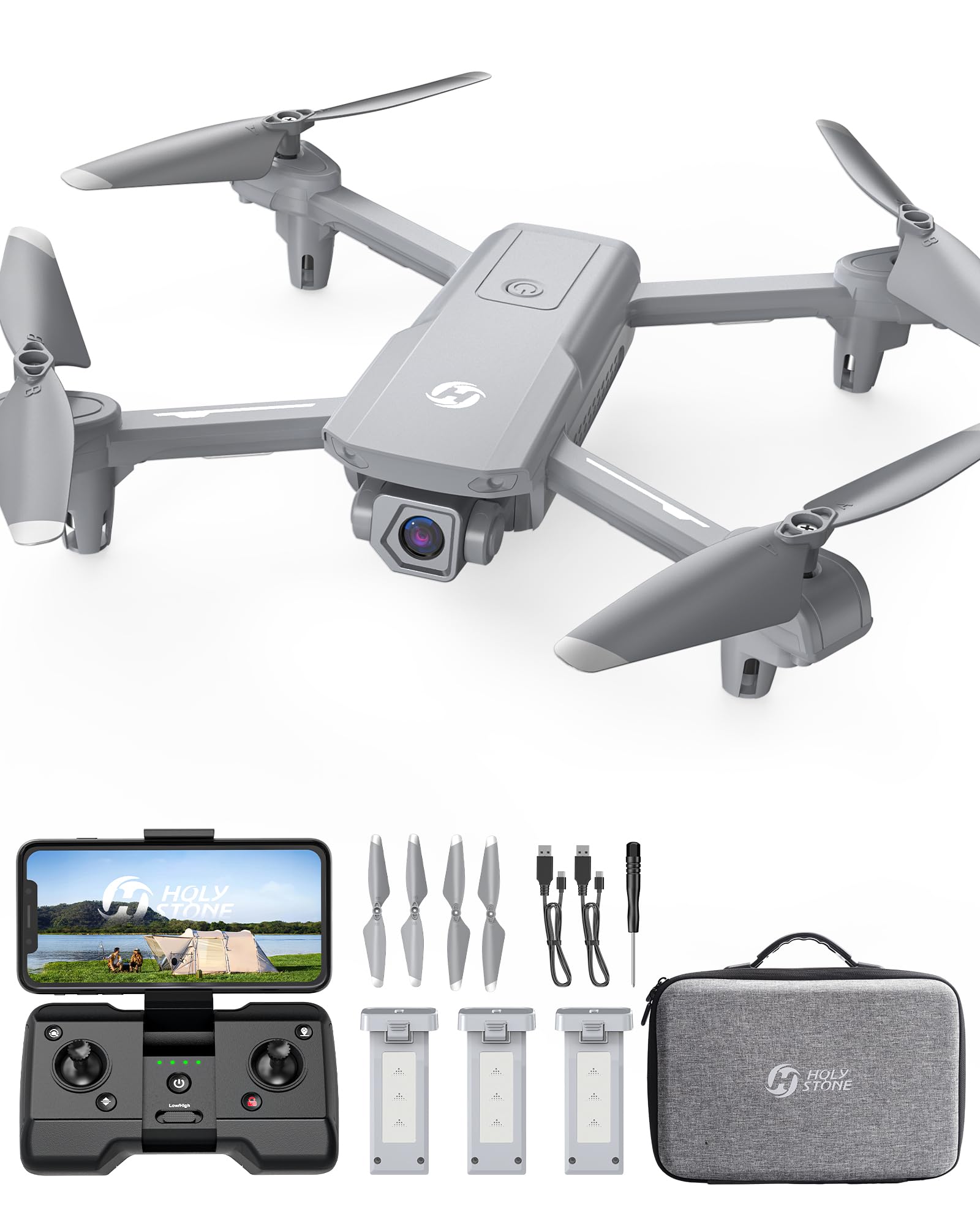 Amazon.co.jp: ドローン Holy Stone カメラ付き 100g未満 屋外 小型