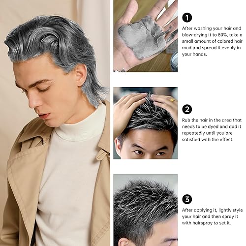 Miniatura 6 de Tiza de color temporal para el cabello para niños, color de cera para el cabello para niñas de 4, 5, 6, 7, 8, 9, 10, 11 años, tinte de color para el