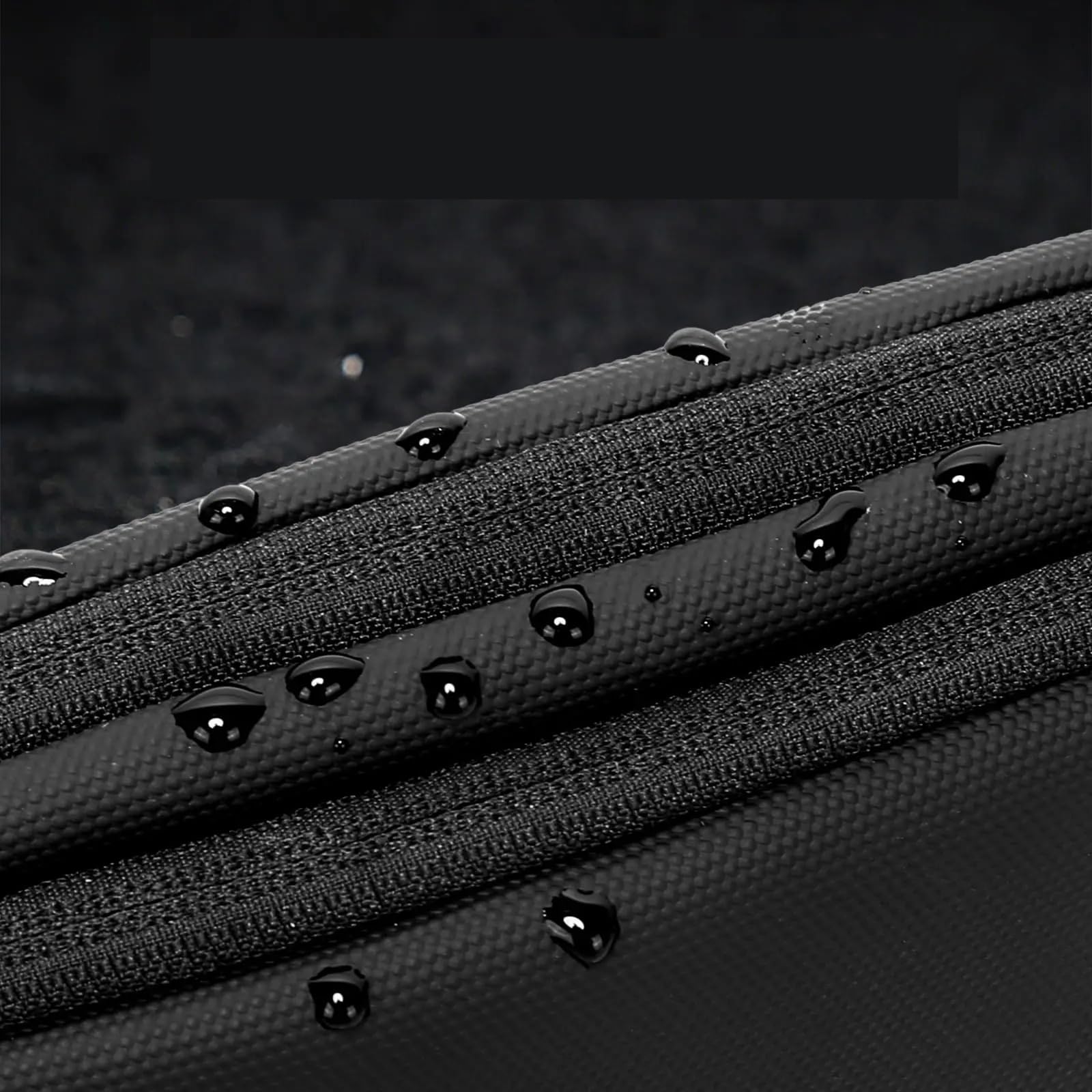 5 Bolsas Ligeras e Impermeables for Guardar Cables Digitales, Organizador de Viaje for Dispositivos electrónicos Organizador de Cables(Black)