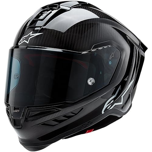 Alpinestars Supertech R10 Solid Helmet, Carbon Shell, CE-Certified, Advanced Ventilation & Fit
