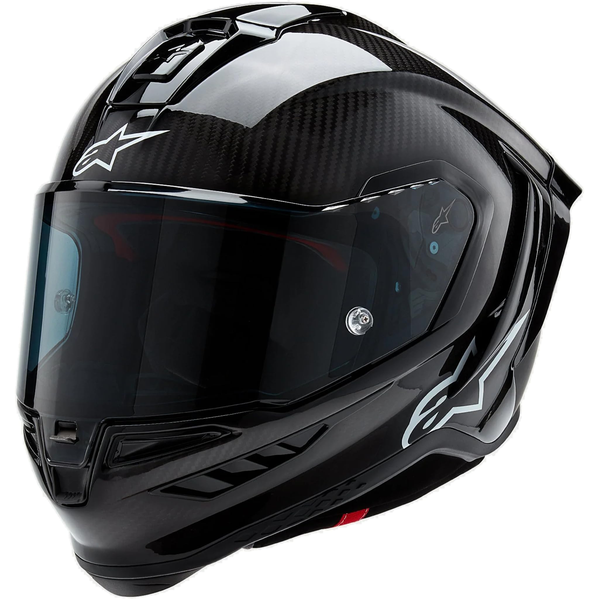 Alpinestars Supertech R10 Solid Helmet, Carbon Shell, CE-Certified, Advanced Ventilation & Fit