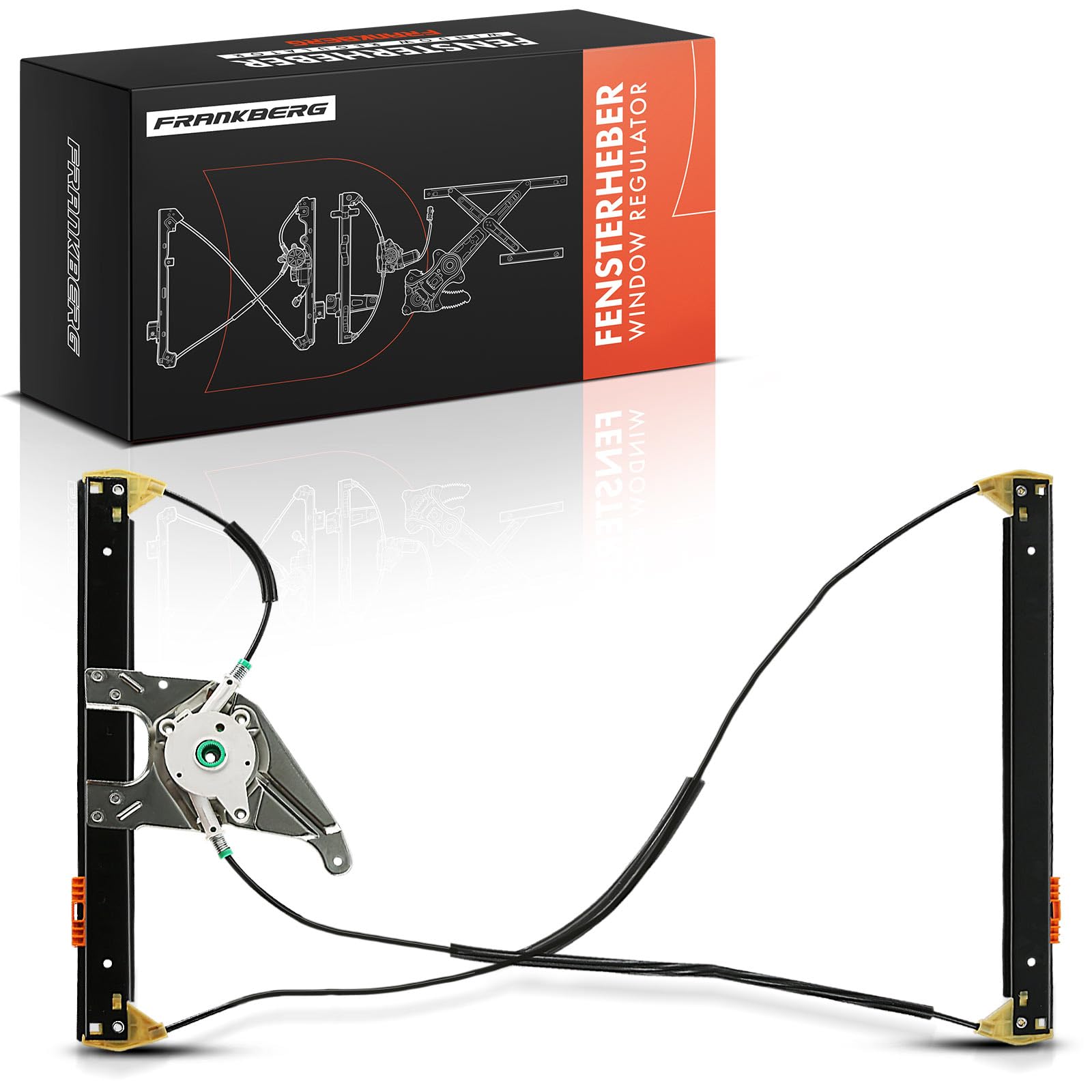 Frankberg Regulador de ventana eléctrico sin motor delantero izquierdo | eléctrico, sin Motor, Al frente, izquierda, 8L3837461; 8L3837461; Compatible con: A3 8L1