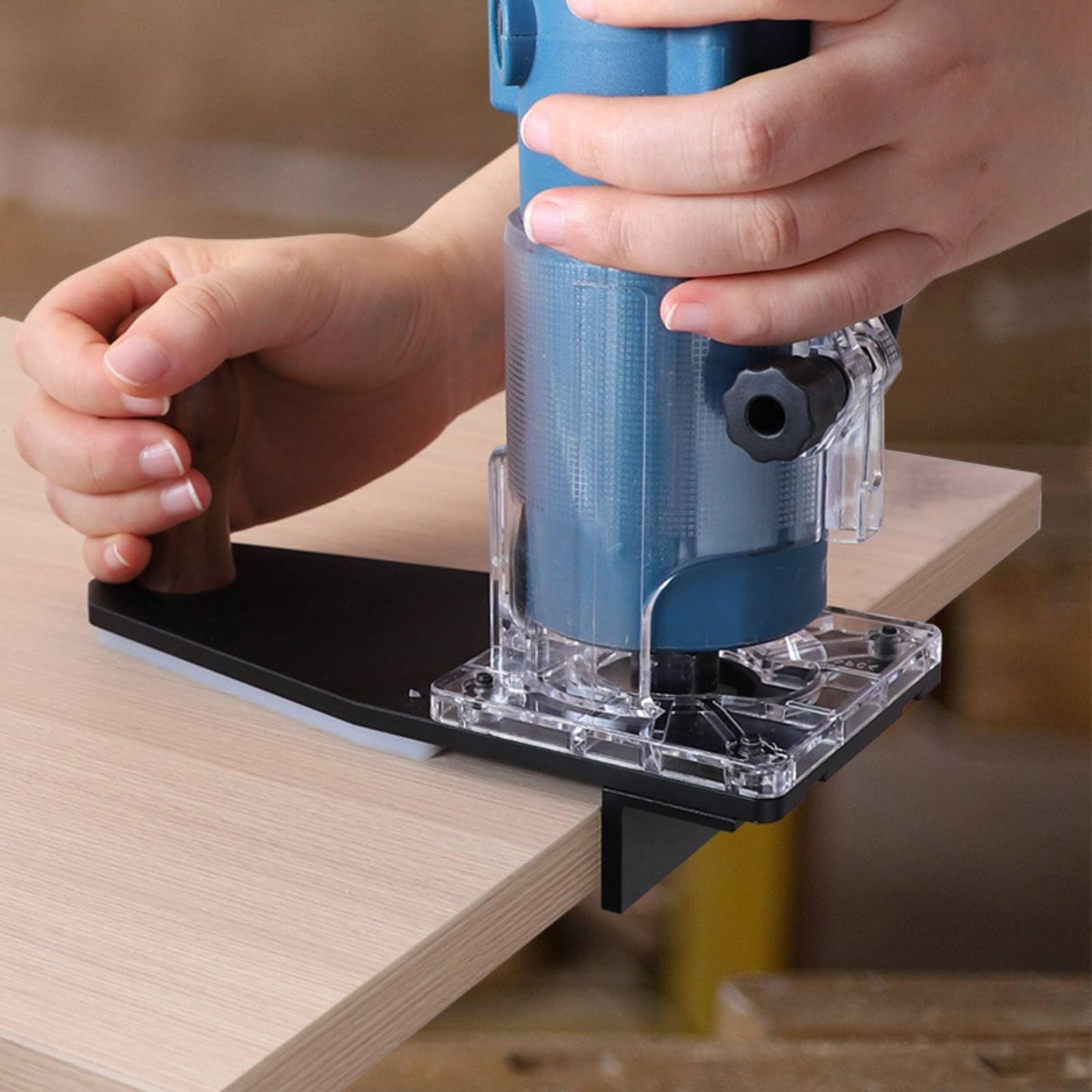 Piastra Rifilatore in Alluminio Taglio Ad Arco Utensile Elettrico Base Stabile Ferramenta per Fresatura