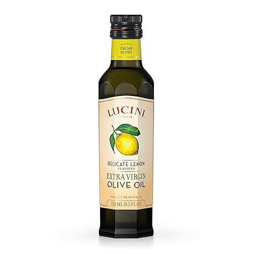 Lucini Italia Delicado aceite de oliva virgen extra de limĂłn AOVE con limĂłn fresco Aceite de oliva para adobo asar hornear sin OMG aprobado por 30 Lucini Italia Delicado aceite de oliva virgen extra de limĂłn AOVE con limĂłn fresco Aceite de oliva para adobo asar hornear sin OMG aprobado por 30