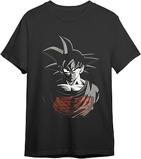 | Dragon Ball Z Camiseta Hombre | Artículo Licenciado Oficial | Goku | Negro | S, M, L, XL, XXL