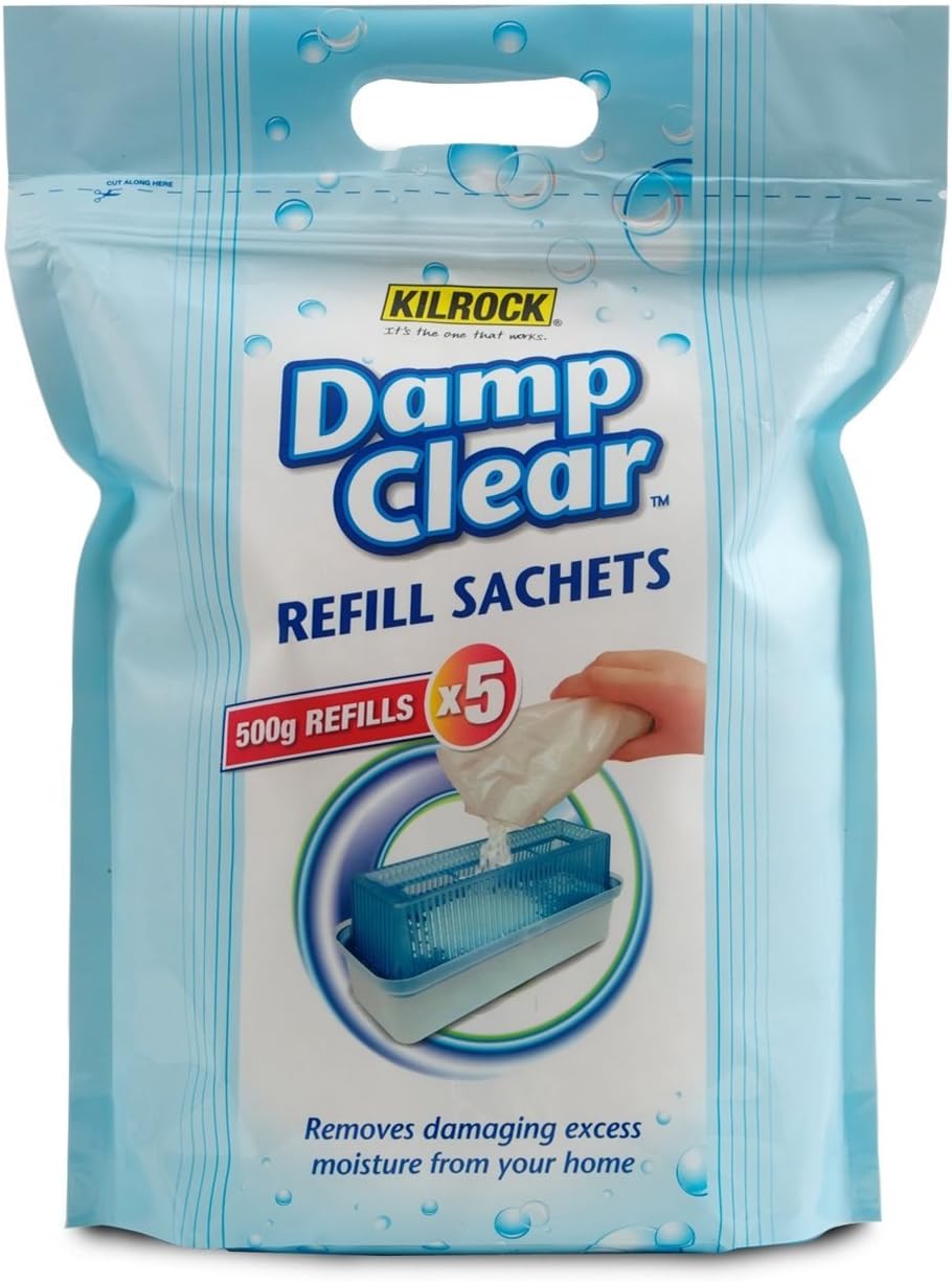 Kilrock Damp Clear Moisture Trap Refill Pack of 5 x 500 grams