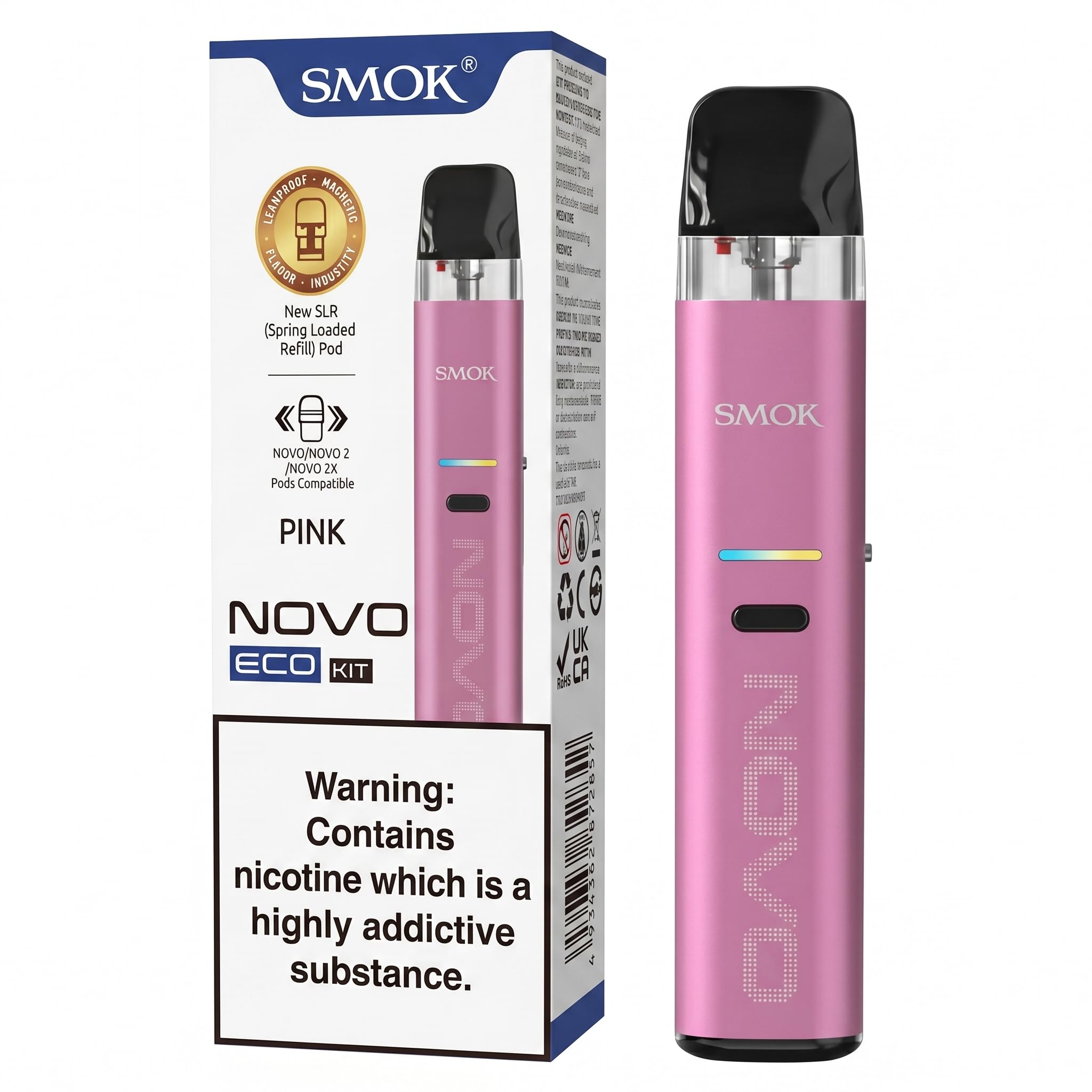 SMOK NOVO ECO Refillable Pod Vape Kit [Pink]