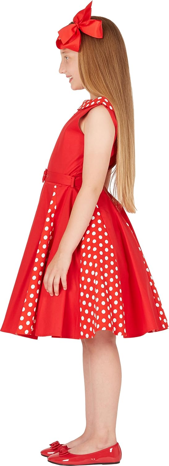 Vintage Polka Dot 50's Girls Dress