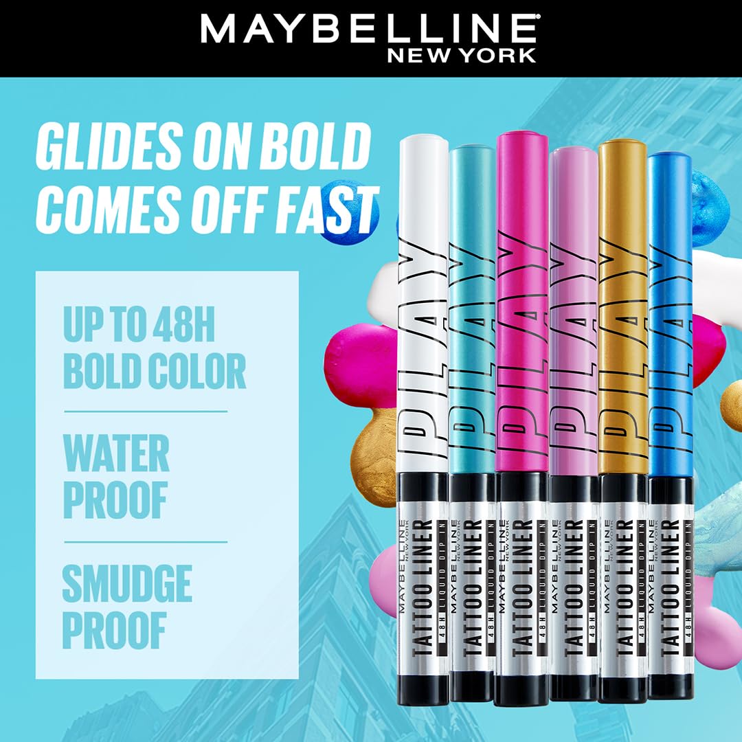 Maybelline Delineador de ojos líquido para tatuaje Play Ride